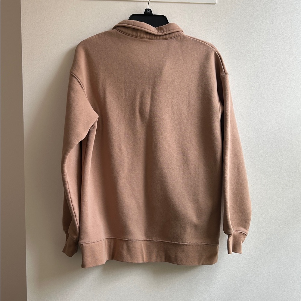 Mondetta Camel Tan Collared Pullover - Picture 3 of 4